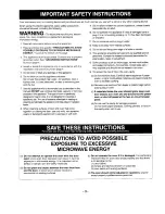 Preview for 3 page of Panasonic NE-1024 Operating Instructions Manual