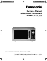 Panasonic NE-1025F Owner'S Manual preview