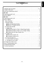 Preview for 3 page of Panasonic NE-1027 Operating Instruction