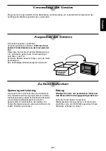 Preview for 21 page of Panasonic NE-1027 Operating Instruction