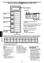 Preview for 72 page of Panasonic NE-1027 Operating Instruction