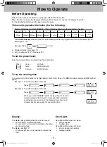 Preview for 8 page of Panasonic NE-1037 Operating Instructions Manual