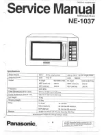 Panasonic NE-1037 Service Manual preview