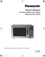 Panasonic NE-1054F Owner'S Manual preview