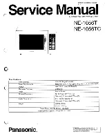 Panasonic NE-1056TC Service Manual preview