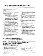 Preview for 3 page of Panasonic NE-1064 Operating Instructions Manual