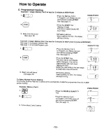 Preview for 10 page of Panasonic NE-1064 Operating Instructions Manual