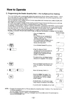 Preview for 14 page of Panasonic NE-1064 Operating Instructions Manual