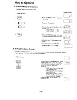 Preview for 17 page of Panasonic NE-1064 Operating Instructions Manual