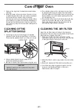 Предварительный просмотр 21 страницы Panasonic NE-1252 Operating Instructions Manual