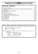 Предварительный просмотр 22 страницы Panasonic NE-1252 Operating Instructions Manual