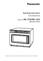 Panasonic NE-1353 Operating Instructions Manual preview