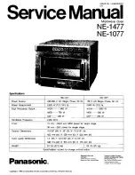 Panasonic NE-1477 Service Manual preview