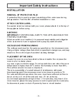 Preview for 3 page of Panasonic NE-1643 Operating Instructions Manual