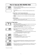 Preview for 6 page of Panasonic NE-1643EUG Service Manual