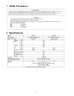 Preview for 2 page of Panasonic NE-1753XPE Service Manual