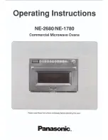 Panasonic NE-1780 Operating Instructions Manual preview