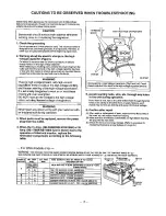 Предварительный просмотр 17 страницы Panasonic NE-1780R Service Manual