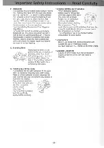 Предварительный просмотр 6 страницы Panasonic NE-1856-2 Operating Instructions Manual