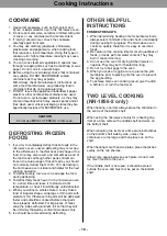 Предварительный просмотр 20 страницы Panasonic NE-1856-2 Operating Instructions Manual