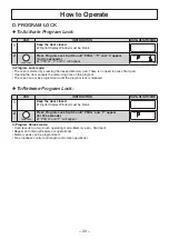 Preview for 21 page of Panasonic NE-1880 Operating Instructions Manual