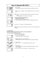 Preview for 15 page of Panasonic NE-2153-2EUG Service Manual