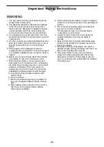 Preview for 4 page of Panasonic NE-2156-2 Operating Instructions Manual