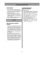 Preview for 20 page of Panasonic NE-2156 Operating Instructions Manual