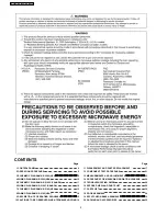 Preview for 2 page of Panasonic NE-2180C Service Manual