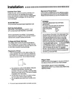 Preview for 4 page of Panasonic NE-671 Operating Instructions Manual