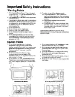 Preview for 4 page of Panasonic NE-674 Operating Instructions Manual