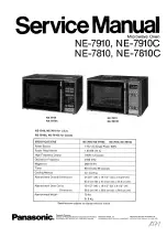 Panasonic NE-7910 Service Manual preview