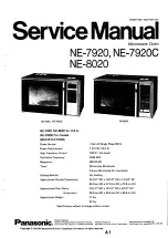 Panasonic NE-7920 Service Manual preview