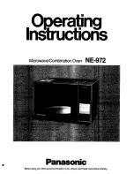 Panasonic NE-972 Operating Instructions Manual preview