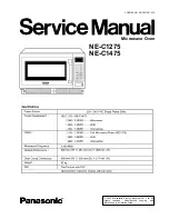 Panasonic NE-C1275 Service Manual preview