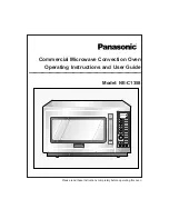 Panasonic NE-C1358 Operating Instructions And User Manual preview