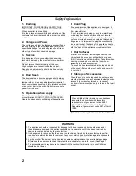 Preview for 4 page of Panasonic NE-C1358 Operating Instructions And User Manual