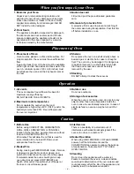 Preview for 4 page of Panasonic NE-C1475 Operating Instructions Manual