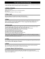 Preview for 26 page of Panasonic NE-C1475 Operating Instructions Manual