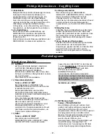 Preview for 34 page of Panasonic NE-C1475 Operating Instructions Manual