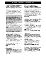 Preview for 90 page of Panasonic NE-C1475 Operating Instructions Manual