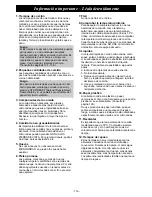 Preview for 118 page of Panasonic NE-C1475 Operating Instructions Manual