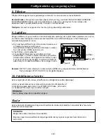 Preview for 224 page of Panasonic NE-C1475 Operating Instructions Manual