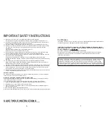 Предварительный просмотр 4 страницы Panasonic NE-SCV2N Operating Instructions Manual