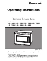 Preview for 1 page of Panasonic NE12521 Operating Instructions Manual