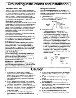 Preview for 4 page of Panasonic NE1257 - COMMERCIAL MICROWAVE Owner'S Manual