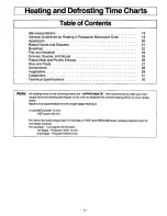 Preview for 18 page of Panasonic NE1257 - COMMERCIAL MICROWAVE Owner'S Manual