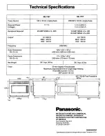 Preview for 32 page of Panasonic NE1257 - COMMERCIAL MICROWAVE Owner'S Manual