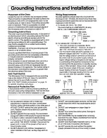 Предварительный просмотр 4 страницы Panasonic NE1257A - COMM. MICROWAVE Owner'S Manual