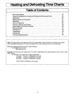 Предварительный просмотр 18 страницы Panasonic NE1257A - COMM. MICROWAVE Owner'S Manual